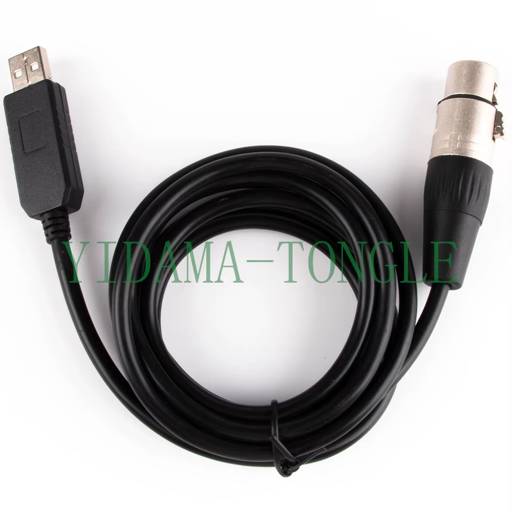 Adaptador USB DMX512 Controlador Iluminación Escenario LED - imagen 4
