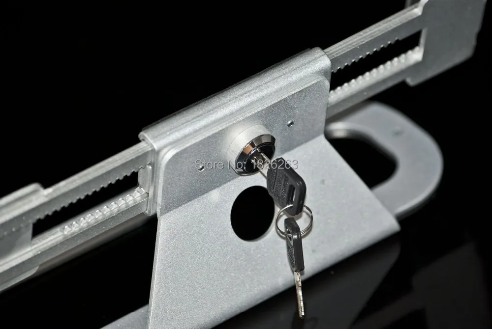 L102 Soporte Exposición Antirrobo Portátil 13-19" – Aluminio Seguridad - imagen 4