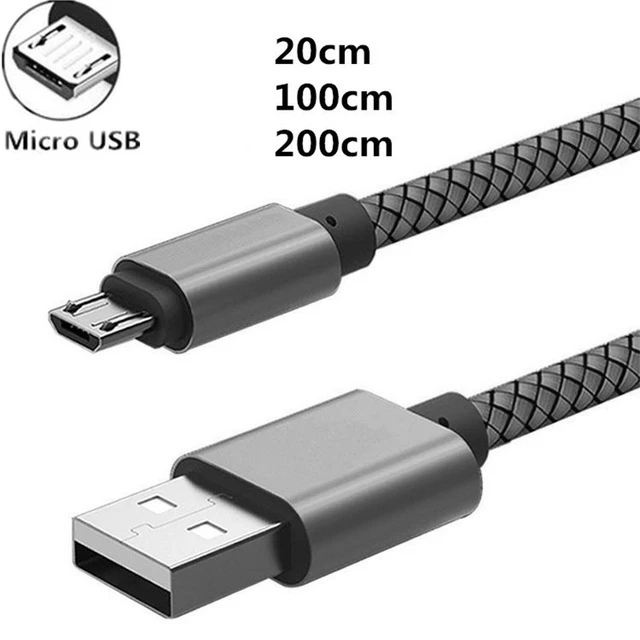 Cable de carga rápida Micro USB para Samsung Galaxy A3/A5/A7 2016 J3/J5/J7 2017 S3 S4 S7 S6 Edge Note 5 J2, cargador Original de 2M de largo
