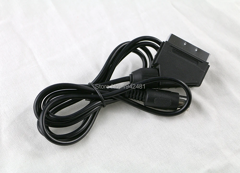 20 piezas al por mayor Cable Scart RGB de 1,8 m para Sega para Genesis 1 para Mega Drive MD NTSC versión C-pin - imagen 3