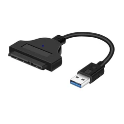 Adaptador USB 3.0 a SATA para HDD y SSD de 2,5 pulgadas