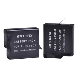 Batería GoPro Batmax + Cargador USB para Hero 5 6 7 8