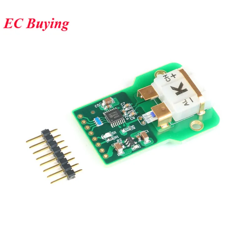 Módulo de detección de medición de temperatura PT100, AD7793, módulo de adquisición de termopar K de alta precisión, interfaz SPI de placa PCB - imagen 2