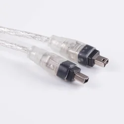 Cable adaptador IEEE 1394 4 pines DV DCR para cámara de definición