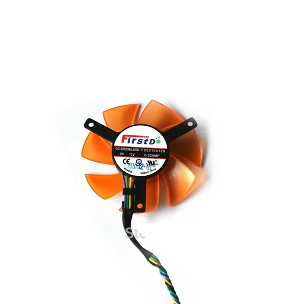 FD5010U12S PLD05010S12H 47MM 4Pin DC 12V 0.22A VGA ventilador enfriador para Radeon ZOTAC 9400GT 9500G 8500GT 8600GTV tarjeta de refrigeración - imagen 3