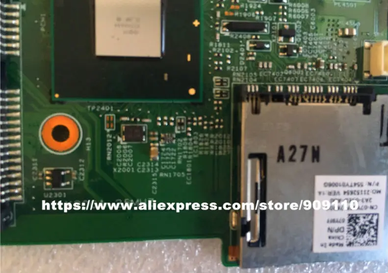 Yourui para Dell Inspiron 14 3420 V3420 placa base para ordenador portátil HM75 DDR3 integrada 7Y9FF 07Y9FF CN-07Y9FF placa base 100% probada - imagen 3