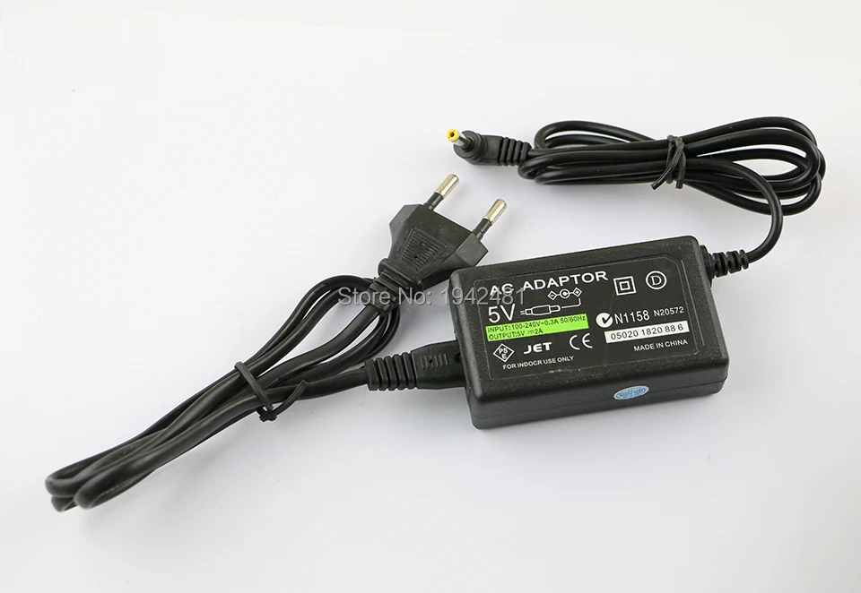 5 uds cargador de pared adaptador de CA cable de alimentación para Sony PSP 1000 2000 3000 enchufe delgado de la UE enchufe de EE. UU. - imagen 3