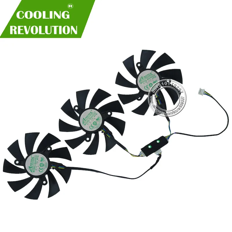 GA92S2U DC12V 0.46A para ZOTAC GTX1080Ti AMP EXTREME GTX 1080 Ti Core Edition tarjeta gráfica disipador de calor ventilador de refrigeración - imagen 2