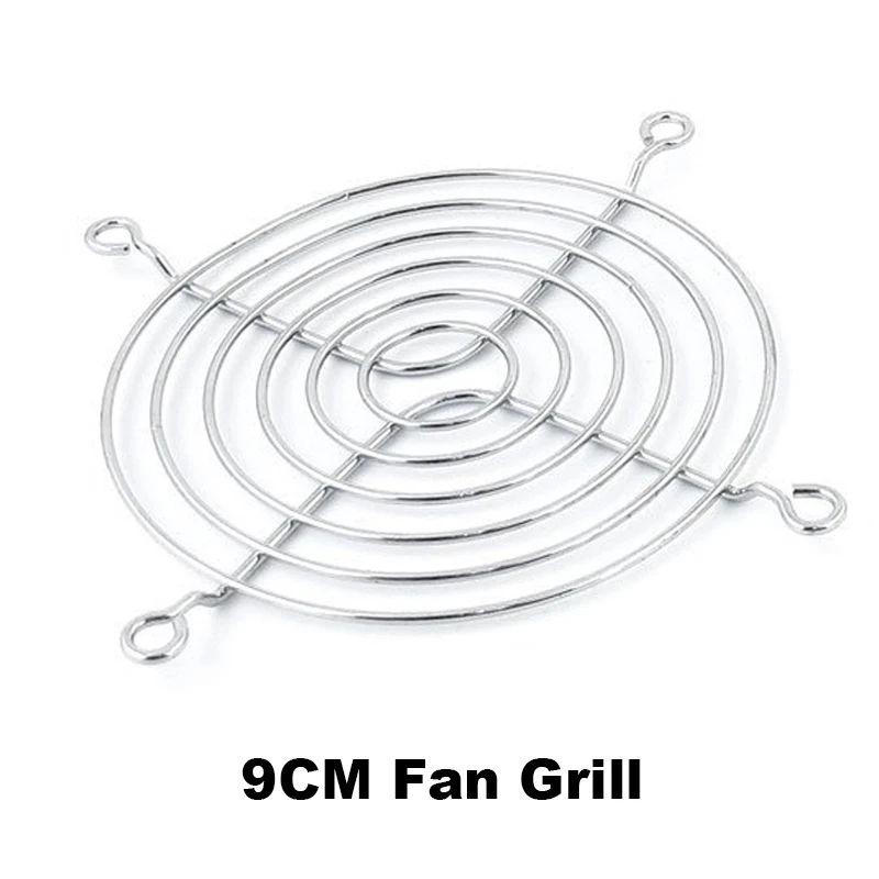 Ventilador de PC con filtro de parrilla de Metal, 120mm, 140mm, 90mm, 80mm,12 CM, RGB, 4CM, 6CM, 5CM, funda de ordenador, cubierta de ventilador, Protector de radiador - imagen 5