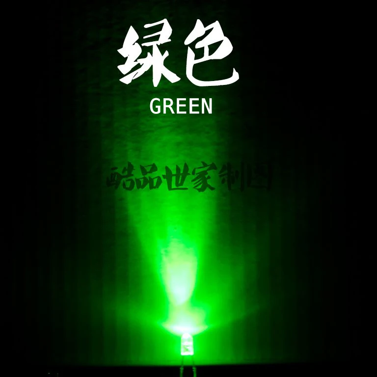 3mm LED Green x1
