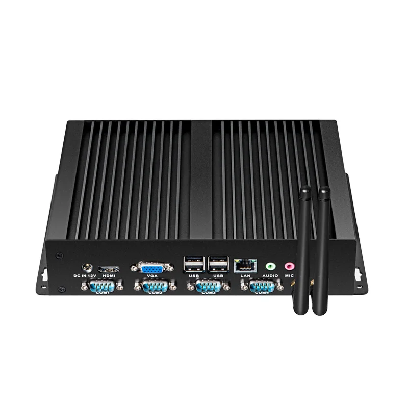 BEBEPC Mini computadora industrial sin ventilador 4 COM Intel Core i5-3317U Windows XP/10 Mini PC 4 * RS232 WiFi 8 * USB Ubuntu Linux PC - imagen 5