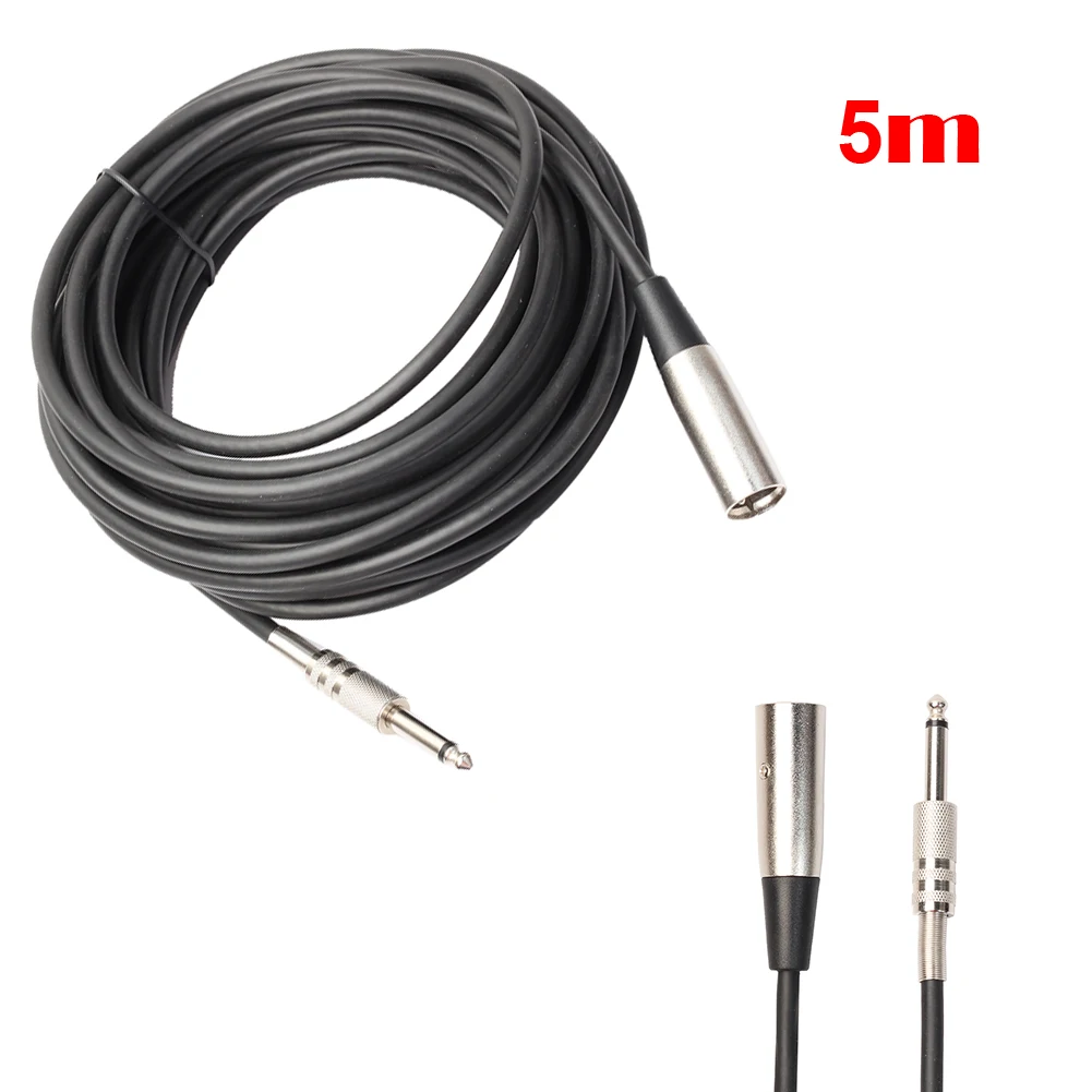 Cable Audio XLR Macho 3 Pines a Jack 6,35 mm – Negro - imagen 5