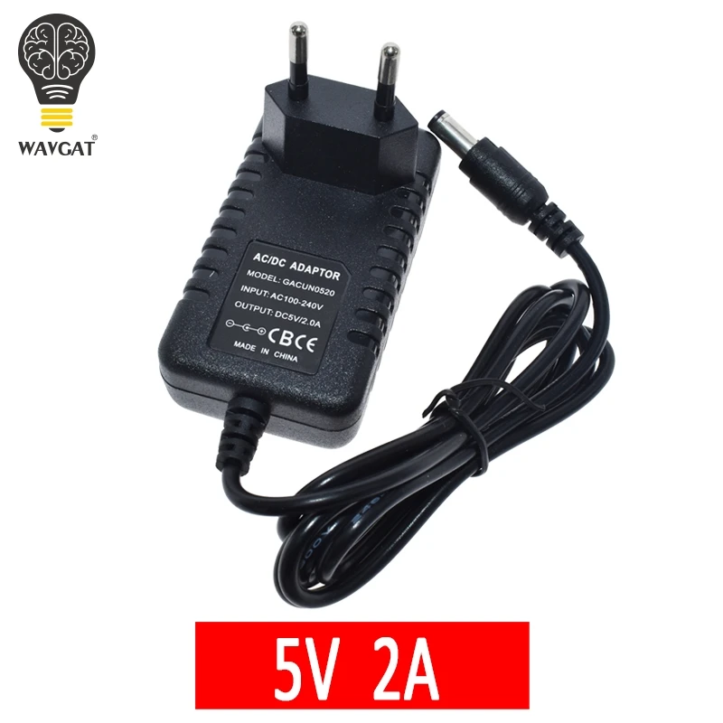 Adaptador de corriente de 100-240V CA a CC, 5V, 12V, 1A, 2A, 3A, 0.5A, enchufe europeo, 5,5mm x 2,5mm, enchufe de CC, Micro USB para Arduino - imagen 4