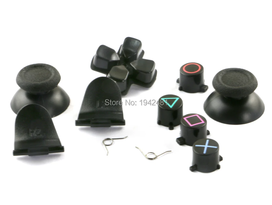 Juego completo de piezas de repuesto para controlador de PS4, botones JDM JDS 001 011, 30 juegos, negro, JDS001 - imagen 4