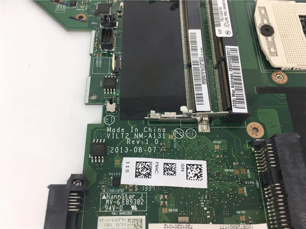 Yourui 00HM971 VILT2 NM-A131 para Lenovo ThinkPad T440p placa base para ordenador portátil HD4400 DDR3L prueba completa - imagen 4