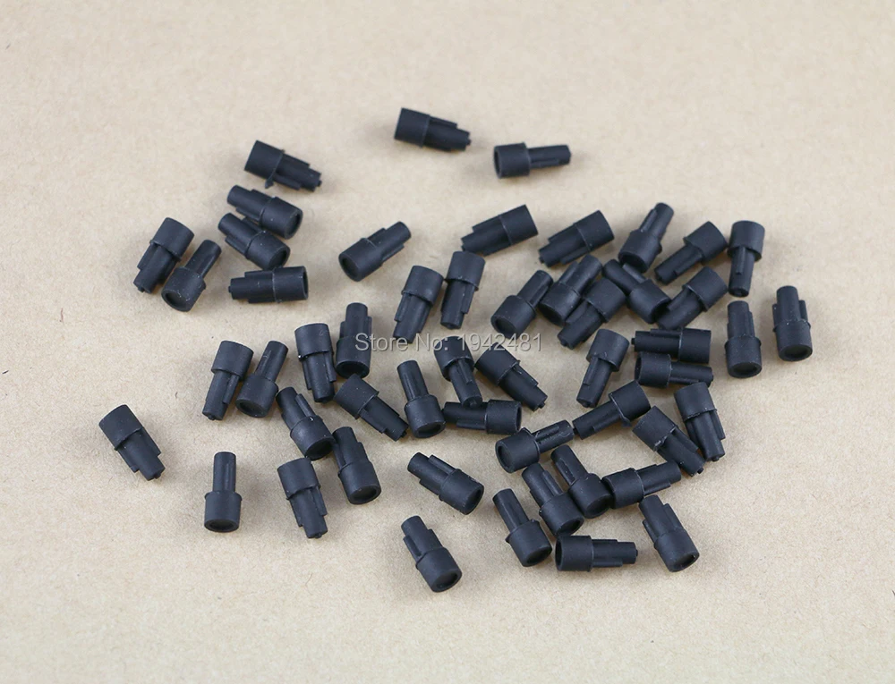 200 Uds. Botón de reinicio de goma de silicona negra de alta calidad botón de reinicio para piezas de reparación de controlador PS4 - imagen 5