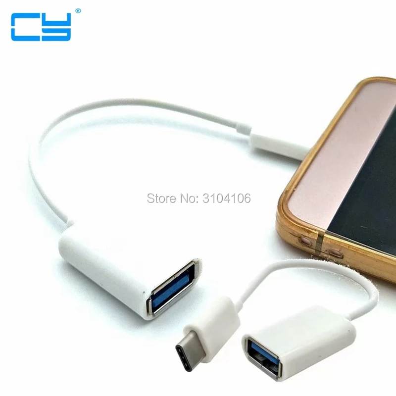 Tipo C a USB 2.0 OTG Adaptador USB2.0 Tipo-C Cable de datos Conector USB C Cable formobile teléfono - imagen 2