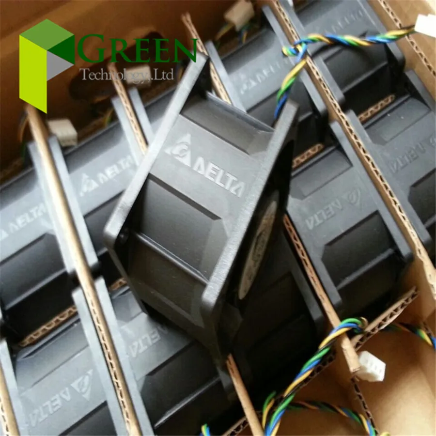 Ventilador de refrigeración con 4 pines, convertidor de frecuencia, DC12V, 1.68A, Original, Delta PFB0612UHE 6038, 60x60x38MM, 60MM - imagen 3