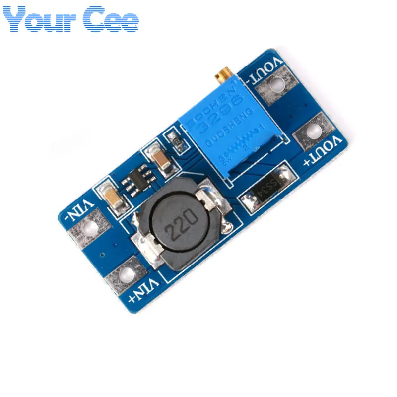 2 unids/lote MT3608 DC-DC convertidor elevador módulo de fuente de alimentación Boost placa elevadora salida máxima 28V 2A - imagen 2