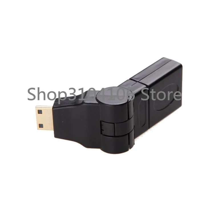 Conector adaptador de Cable compatible con HD, 180 grados, 360 grados, Mini HD macho tipo C a HDTV A hembra - imagen 2