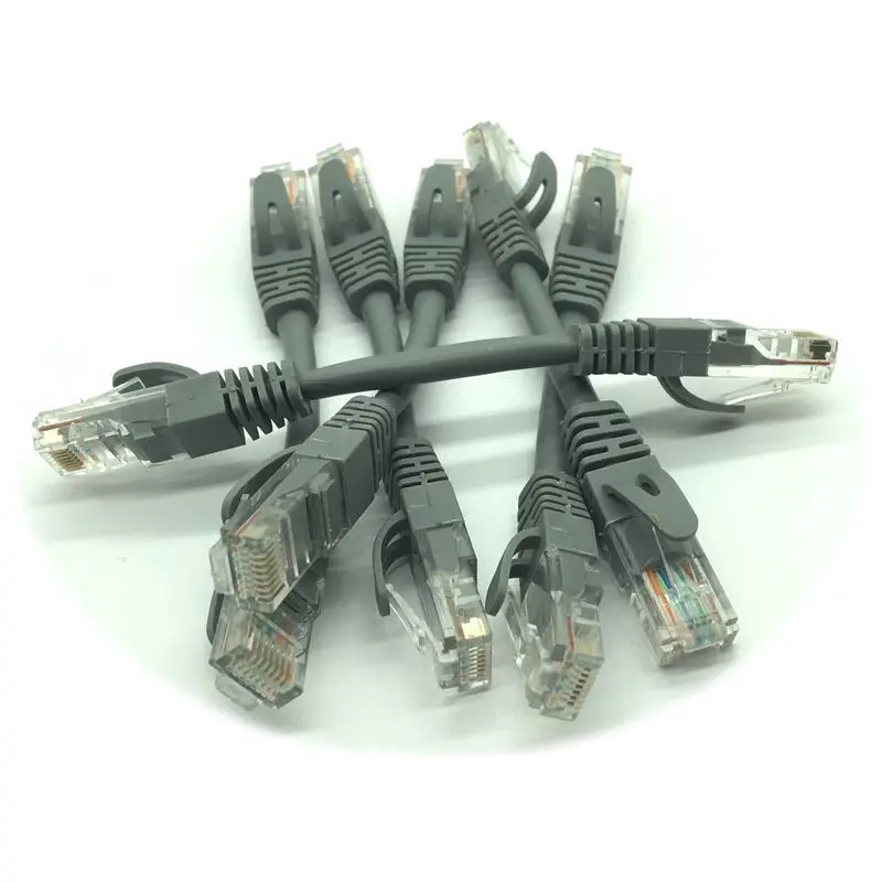 10 cm CAT5e UTP Rede Ethernet a Cabo Macho para Macho RJ45 Patch LAN cable, pela Com Numero De Rastreamento - imagen 4