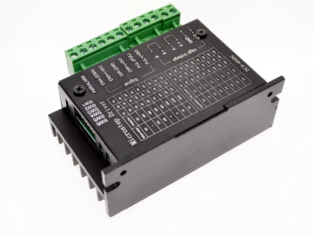 Controlador de motor paso a paso, máquina de grabado cnc, tb6600, nema 23, nema 34, 42/57/86, nema17, 4.5A, 40V, 1 eje, envío gratis - imagen 2