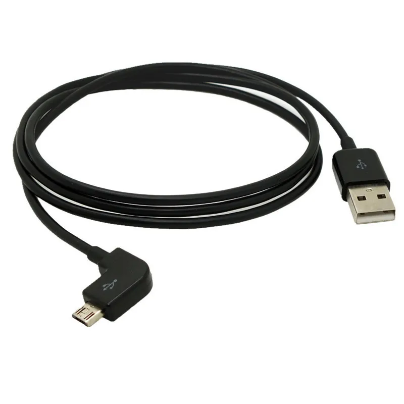 Cable Micro USB corto de 90 grados, carga rápida de esquina 3A, USB a cargador de ángulo Microusb, sincronización de datos, Cable de carga rápida, 20cm, 1m - imagen 3