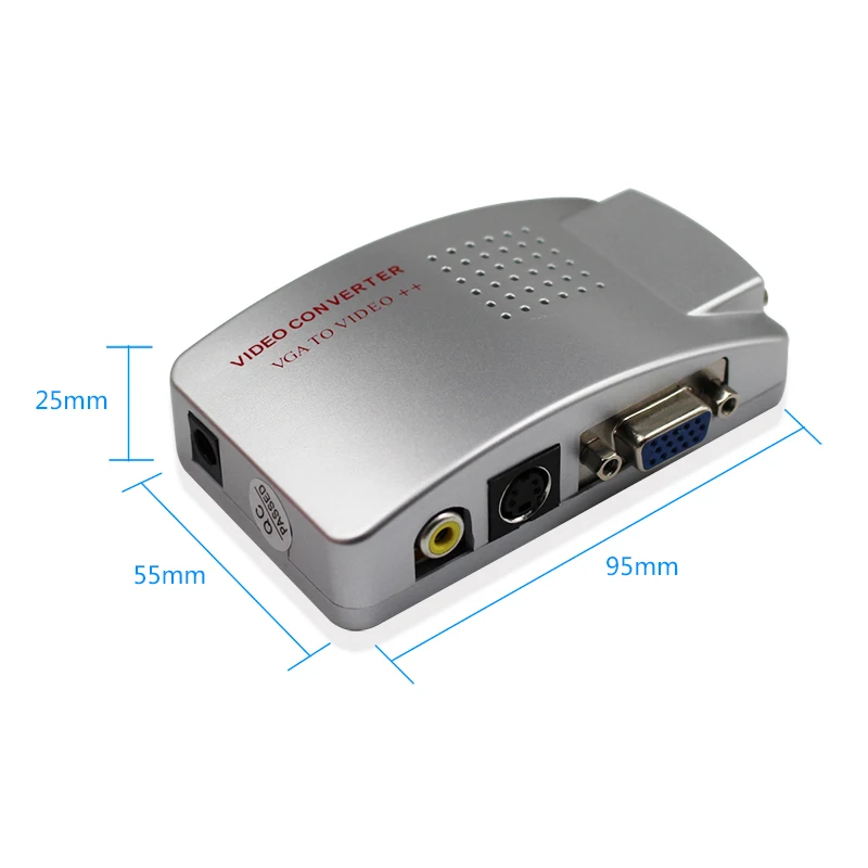 Adaptador VGA a TV NTSC/PAL con Salida RCA para PC - imagen 3