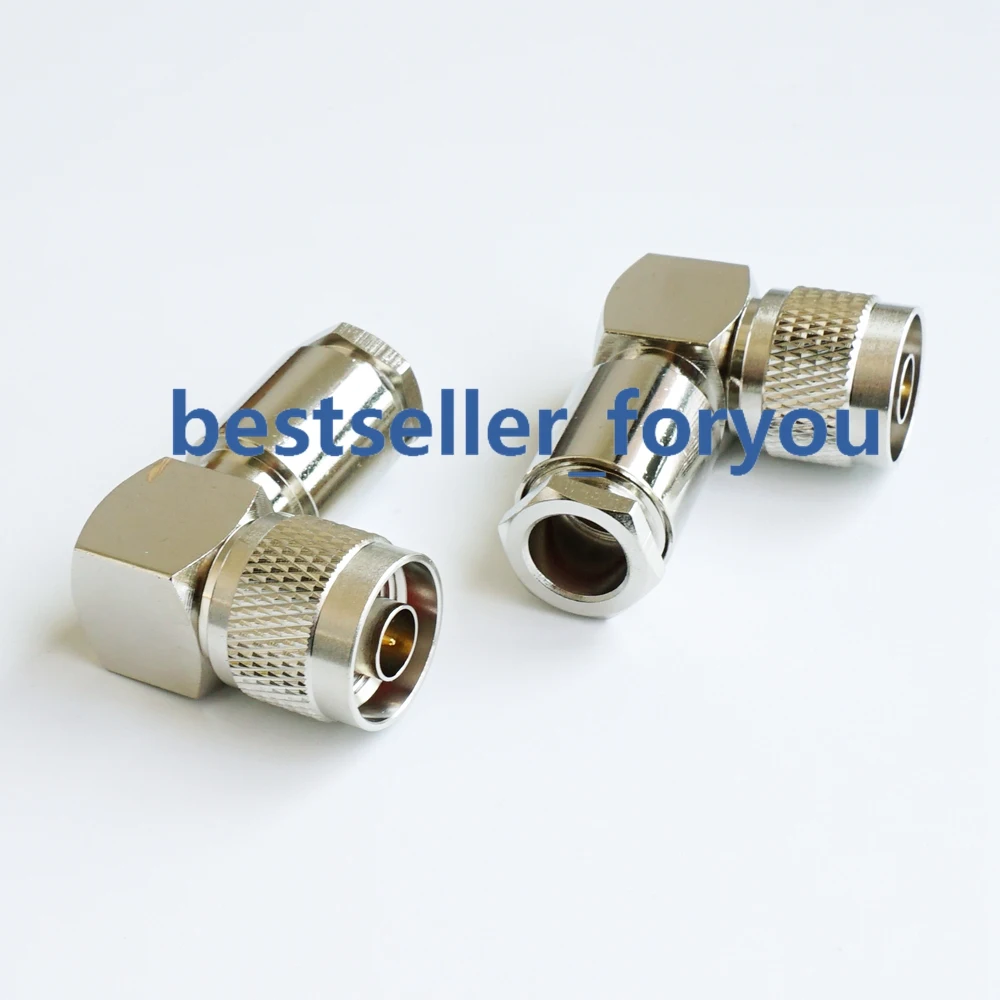 Conector N abrazadera macho RG8 LMR400 RG213 RG165 RG393 cable de ángulo recto RA
