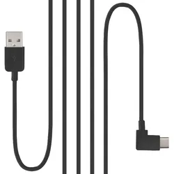 Cable USB-C a USB 2.0 en Ángulo Recto para Carga Rápida