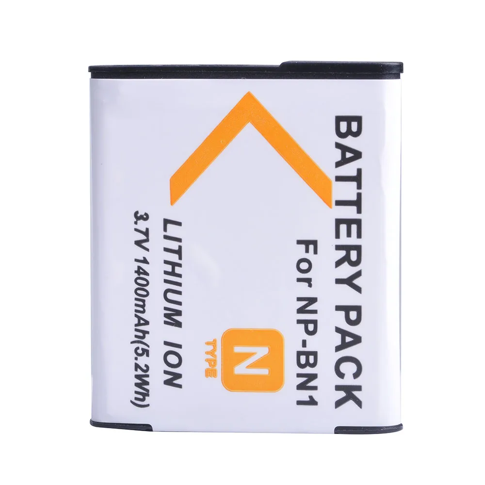 Tectra-batería para cámara Sony NP-BN1 NP BN1, 1400mAh, DSC-W390, DSC-W380, DSC-W370 - imagen 5