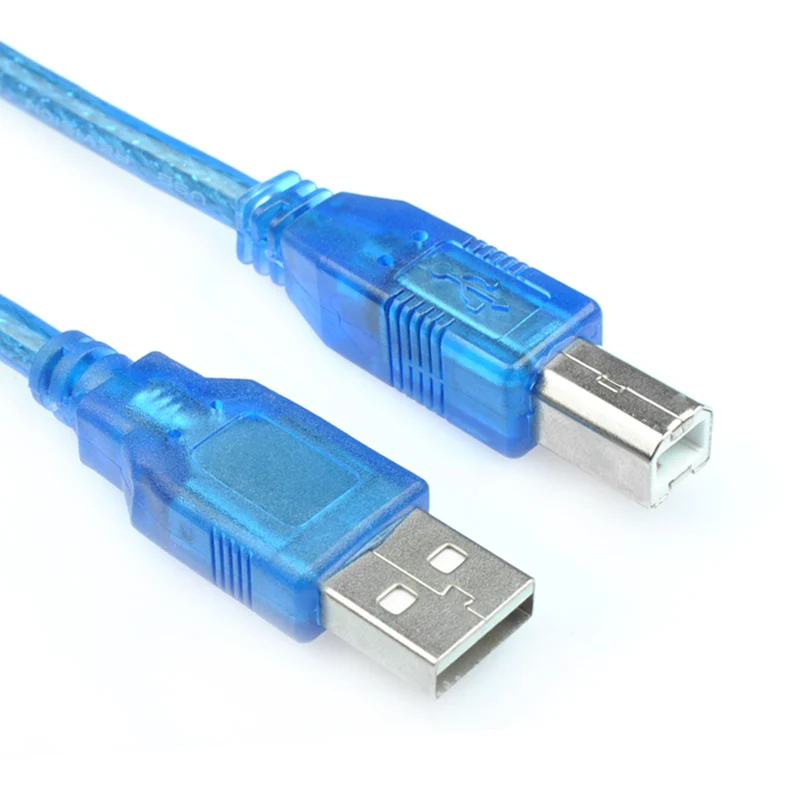 USB 2.0 macho a USB B macho impresora escáner cable de disco duro 30cm 50cm 100cm 150cm 300cm 500cm - imagen 2
