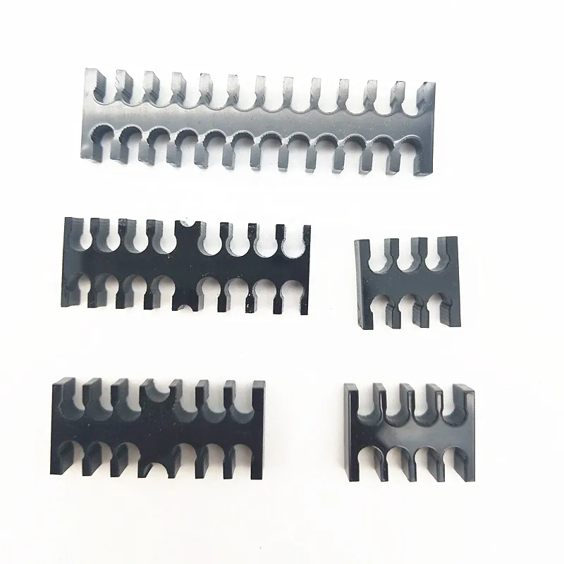Black Acrylic Cable Combs for ATX/CPU/GPU/PCIE PSU Extension Cables 2pcs+1pc free - imagen 3