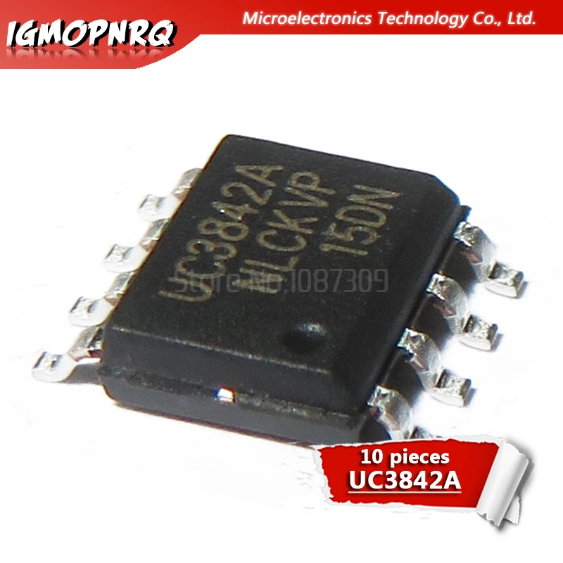 10 Uds. UC3842A SOP8 UC3842 SOP UC3842B SMD nuevo y original IC