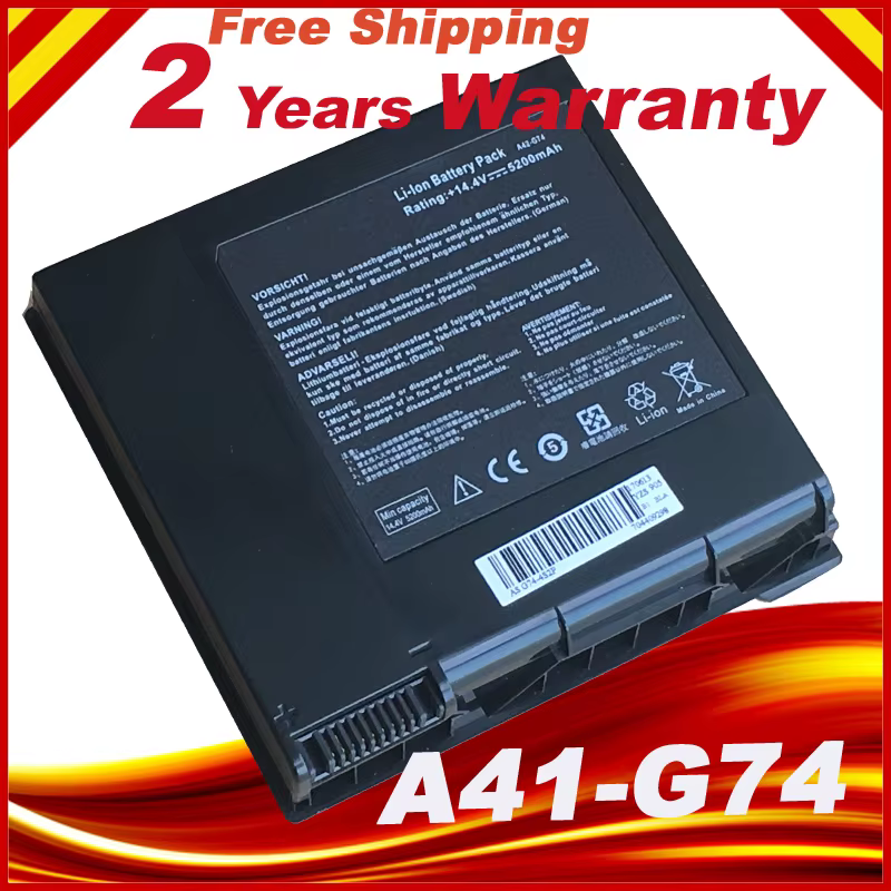 Batería de reemplazo para ASUS G74 Series larga duración compatible