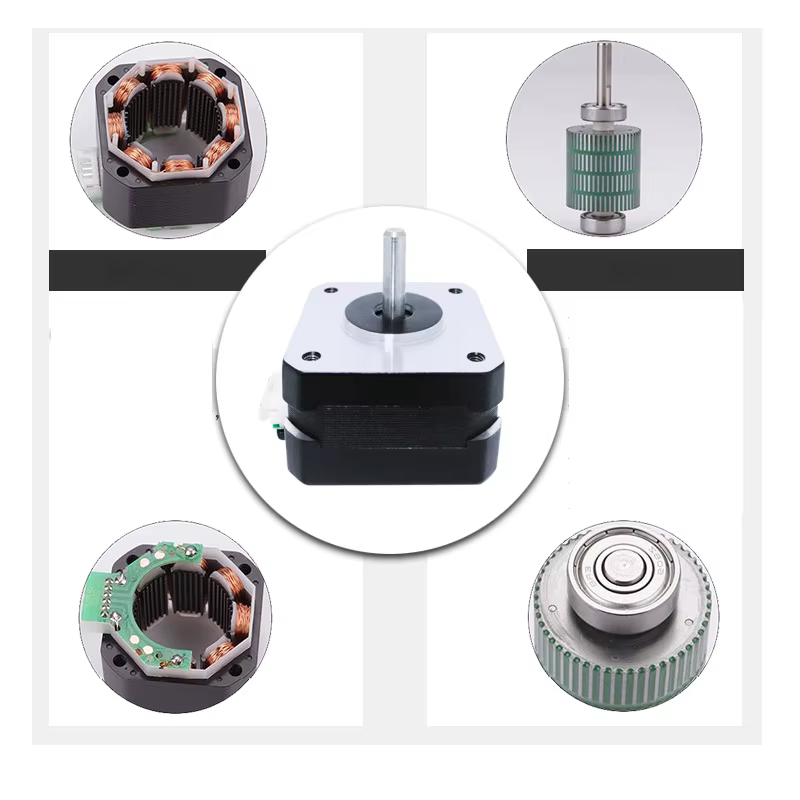 Motor NEMA 17 ultrafino de alto torque para impresora 3D con cable