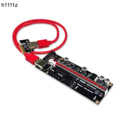 Riser PCIe USB para expansión de tarjetas en minería – Estable