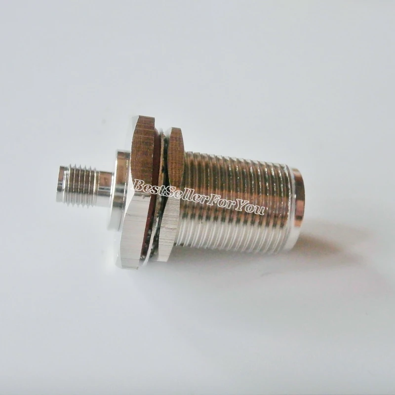 1 Conector hembra tipo N a hembra SMA, Conector de montaje RF, adaptador B - imagen 5