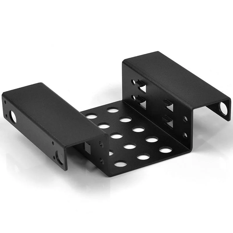 En-Labs Aluminio 2 Bahías 2.5" SATA HDD SSD Dock a 5.25 Kit de montaje de soporte Convertidor adaptador de soporte de disco duro de 2.5 a 5.25 - imagen 4