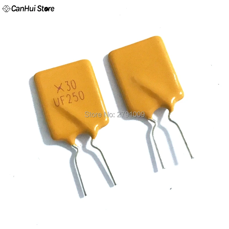 Fusible de recuperación automática PPCT DIP 30V Volt 2.5A 2500MA X30 UF250, válvula de seguridad, tubo protector de tubo de seguro reiniciable, 50 Uds. - imagen 3