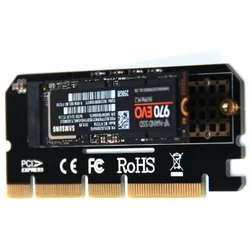 Adaptador M.2 NVMe a PCIe 3.0 x16 – Carcasa LED