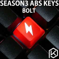 Keycaps ABS Teclado Mecánico – Grabados Brillantes Negro y Rojo