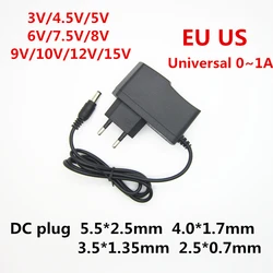 Adaptador Corriente LED – 110-240V a DC 3-15V 1A