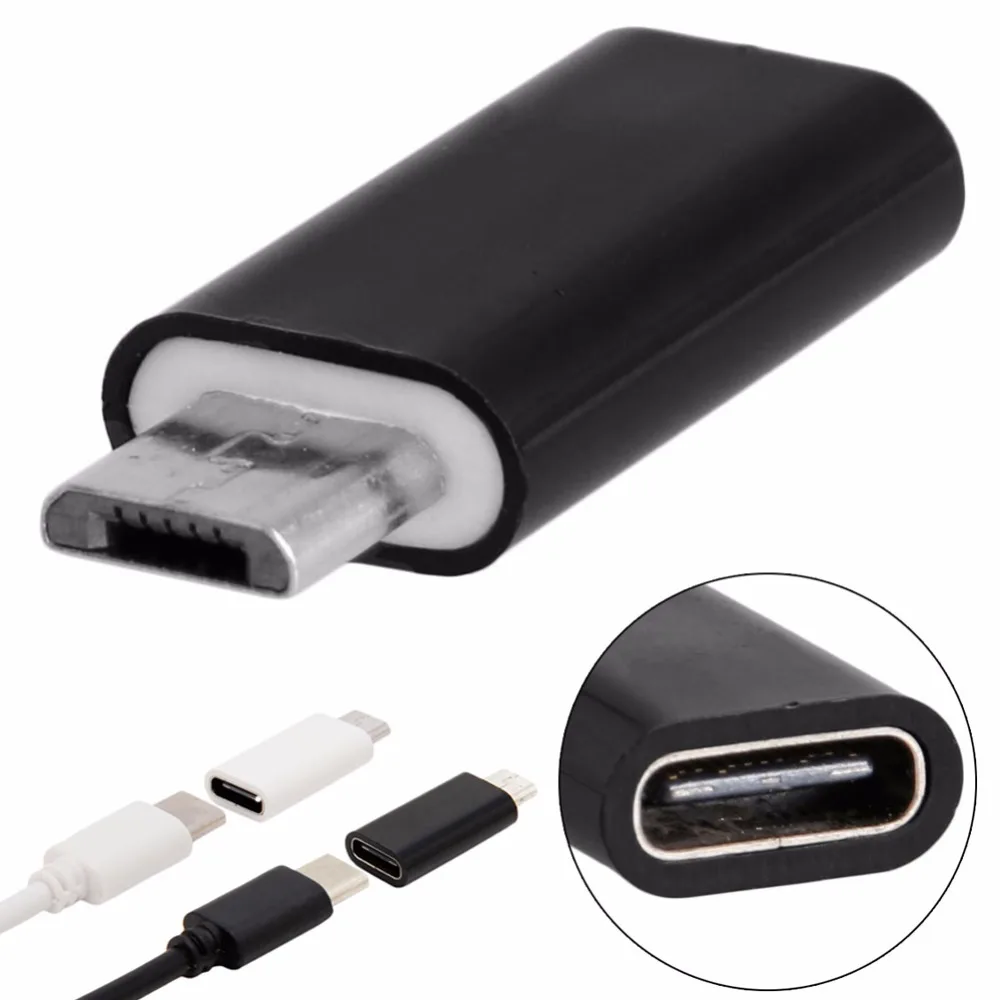 Adaptador de datos Micro USB 2,0, conector macho de 5 pines a USB 3,1, conector hembra tipo C, 1 unidad - imagen 2