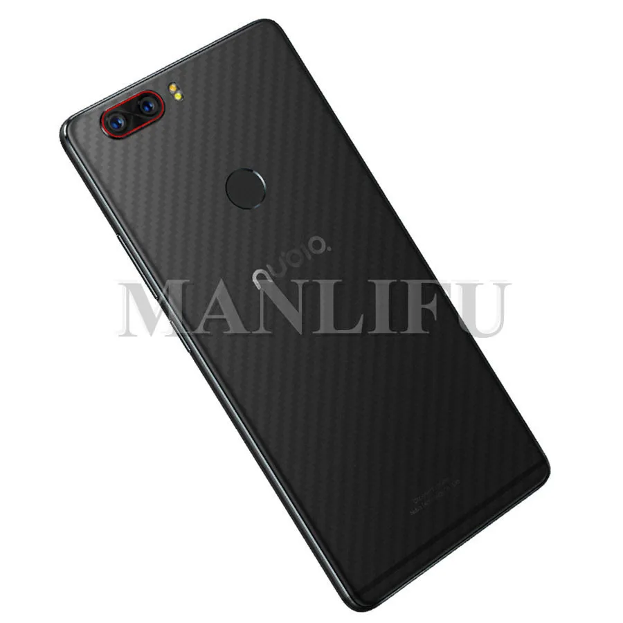 Película protectora trasera de fibra de carbono, Protector de pantalla transparente mate para ZTE nubia Z17 Z11 Z18 minis Z17 M2 Lite Axon 7, 5 uds. - imagen 5