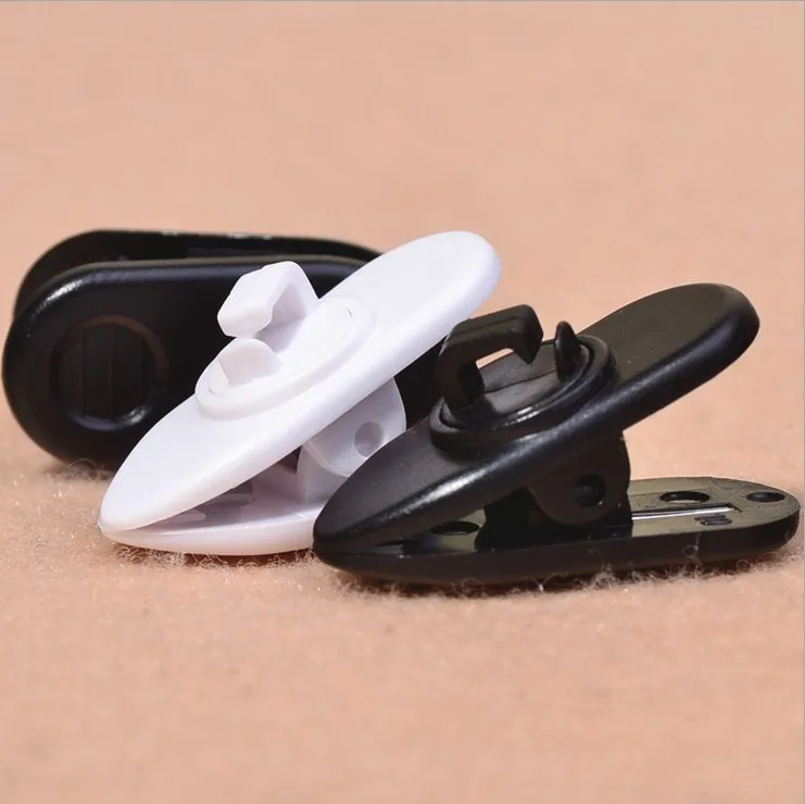 Abrazadera de Clip de línea de auriculares 20 piezas, Cable de auriculares, Clip de Collar, soporte de Clip para auriculares MP3 MP4, soporte de Cable - imagen 3