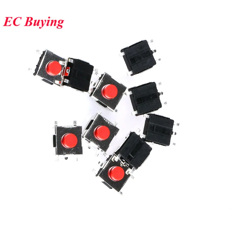 120 unids/lote interruptor táctil botón Micro interruptor de llave enchufe directo auto-reinicio DIP SMD SMT Micro interruptor Kit DIY 12 tipos * 10 Uds - imagen 5