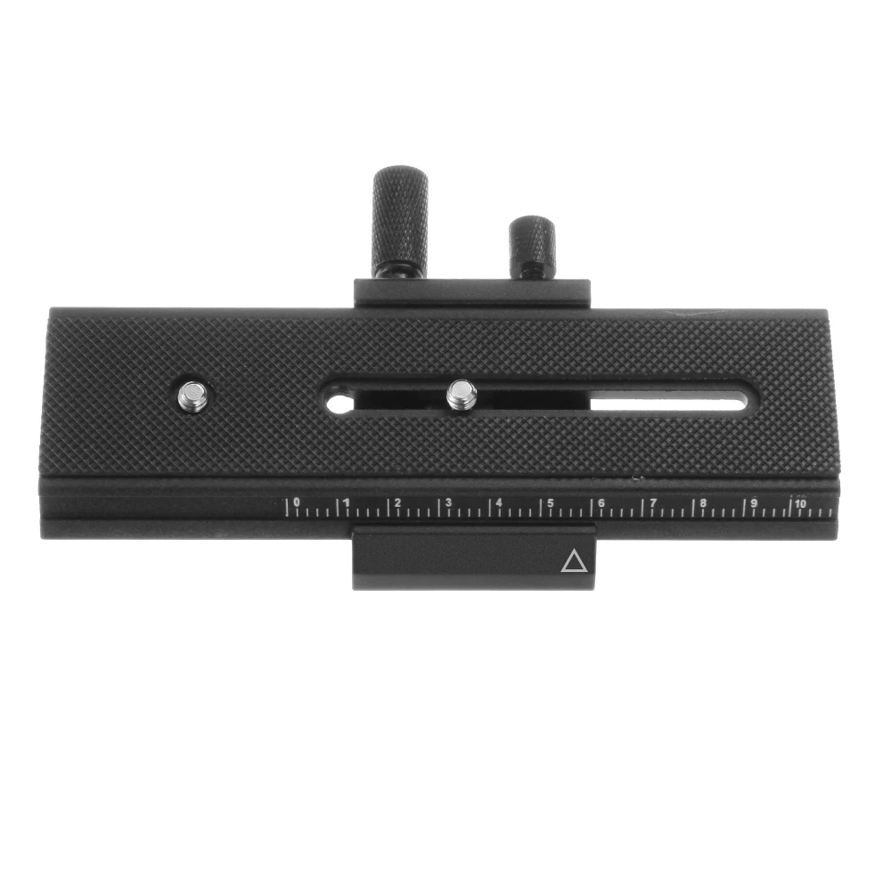 FOTGA-deslizador de riel de enfoque Macro de 2 vías para cámara DSLR Caon, Nikon, Pentax, Sony, A7, A7S - imagen 2