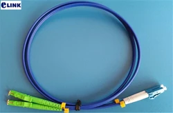 Cable Fibra Óptica Monomodo E2000/APC a LC Duplex
