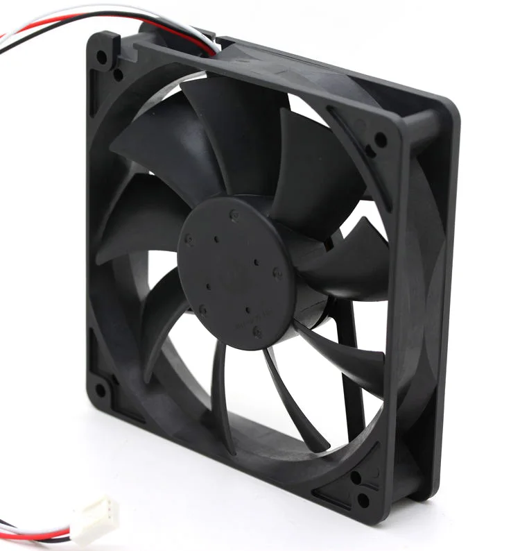 Para NMB 4710KL-04W-B59 12V 0.72A 12025 120*120*25MM 3 líneas para detener el ventilador de alarma - imagen 3